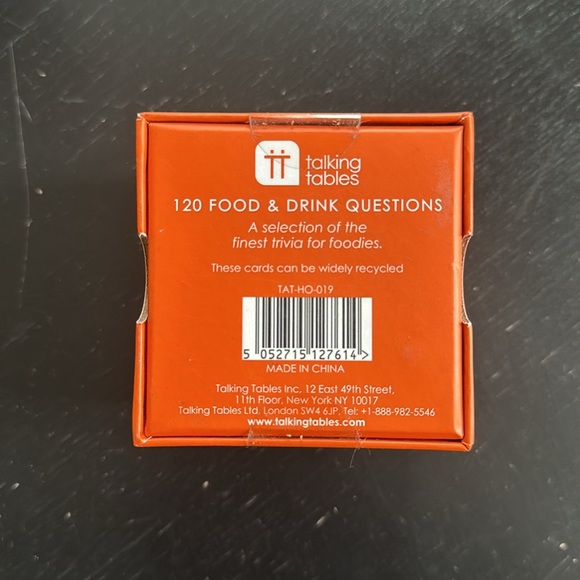 Talking Tables Food Trivia Game - Picture 4 of 4